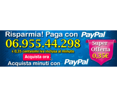 Consulti con PayPal a 0,45 centesimi