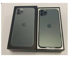 Apple iPhone 11 Pro 64GB €400,iPhone 11 Pro Max 64GB €430,iPhone 11 64GB €350, iPhone XS 64GB €300