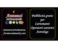 CARTOMANTI, OPERATORI ESOTERICI, ASTROLOGI… GRATIS…