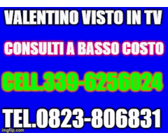 Valentino cartomanzia e sensitivita'professionale a BASSO COSTO dal 1979