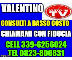 Valentino visto in tv cartomante ritualista europeo