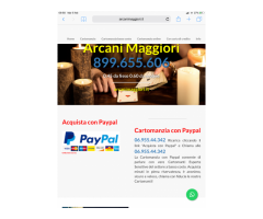 Arcani Maggiori 0.40 con PayPal 25 minuti 10 euro