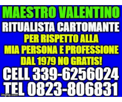 Maestro Valentino Riceve a Caserta Milano e Roma info 339-6256024-0823-806831