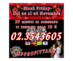 Black friday - 25 minuti di consulto a 10 €