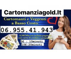 Cartomanzia a basso costo 06-955-41-943 costo 0.50€ al minuto