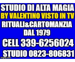 Valentino visto in tv cartomante ritualista europeo