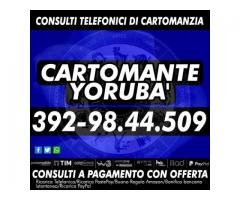 Lettura dei Tarocchi al telefono con il Cartomante YORUBA'