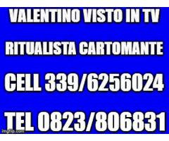 Valentino visto in tv ritualista cartomante