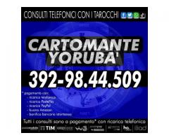 Per 1 consulto contattatemi telefonicamente - il Cartomante YORUBA