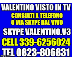 CONSULTI TELEFONICI O SKYPE DAL VIVO valentino.v3