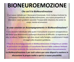 BIONEUROEMOZIONE * DECODIFICAZIONE EMOTIVA * PSICODINAMICA UCIM