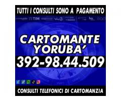 Chiama e prenota un consulto (a pagamento) con il Cartomante YORUBA'