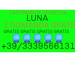 SONO LUNA CARTOMANTE SENSITIVA  UNA DOMANDA GRATIS