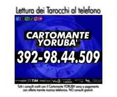 Consulto telefonico con il Cartomante YORUBA'