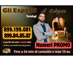 Esperti Tarologi, Numeri Promo. 899.199.081 - 899.84.85.87