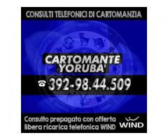 Consulto di Cartomanzia con offerta libera (ricarica telefonica WIND) - Cartomante Yoruba'