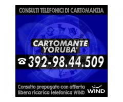 Consulto di Cartomanzia con offerta libera (ricarica telefonica WIND) - Cartomante Yoruba'