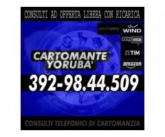 Consulto di Cartomanzia con offerta libera (ricarica telefonica WIND) - Cartomante Yoruba'