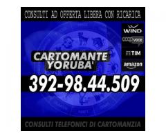 Consulto di Cartomanzia con offerta libera (ricarica telefonica WIND) - Cartomante Yoruba'